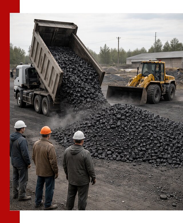 Доставка угля антрацита в Качканаре с самосвалами и погрузкой