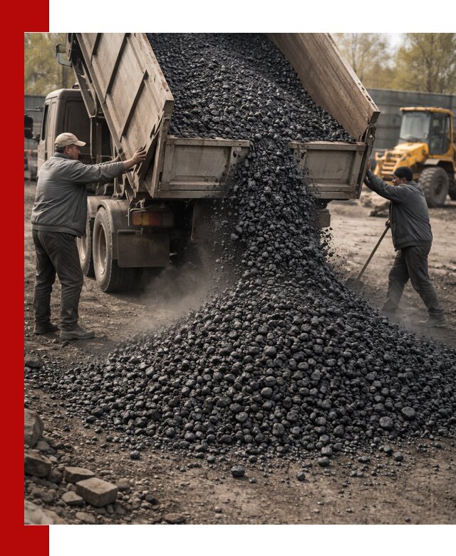 Доставка угля семечка самосвалами в Качканаре