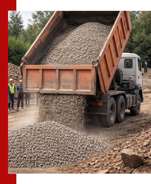 Доставка сыпучих материалов самосвалом в Качканаре быстро и надежно