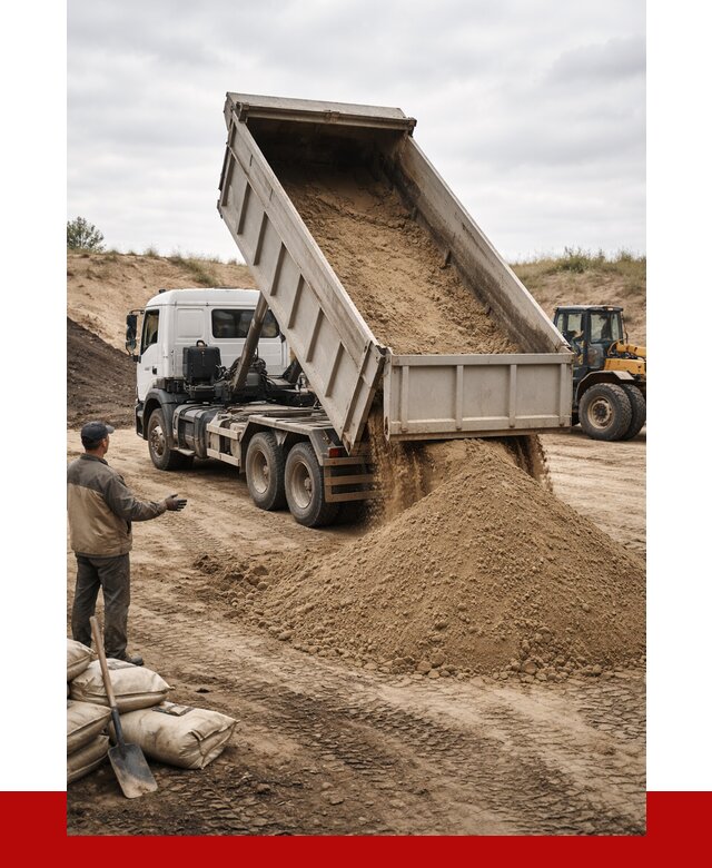 Доставка самосвалом 20 кубов в Качканаре от 7690 р. | ПРОНЕРУДКчк