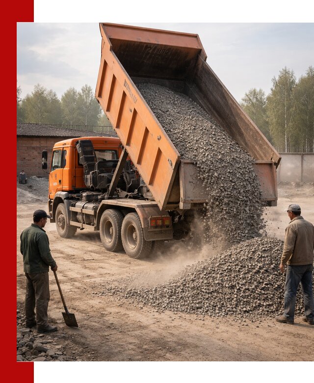 Доставка самосвалом 20 м3 в Качканаре быстро и надежно