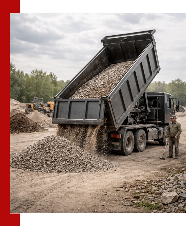 Доставка самосвалом 30 м3 по выгодным ценам в Качканаре