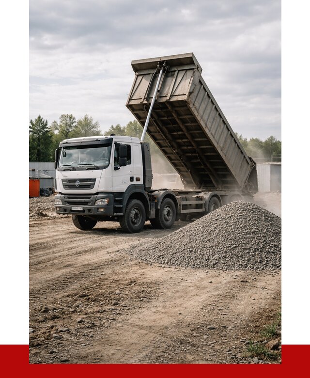 Доставка самосвалом 40 кубов в Качканаре от 9228 р. | ПРОНЕРУДКчк