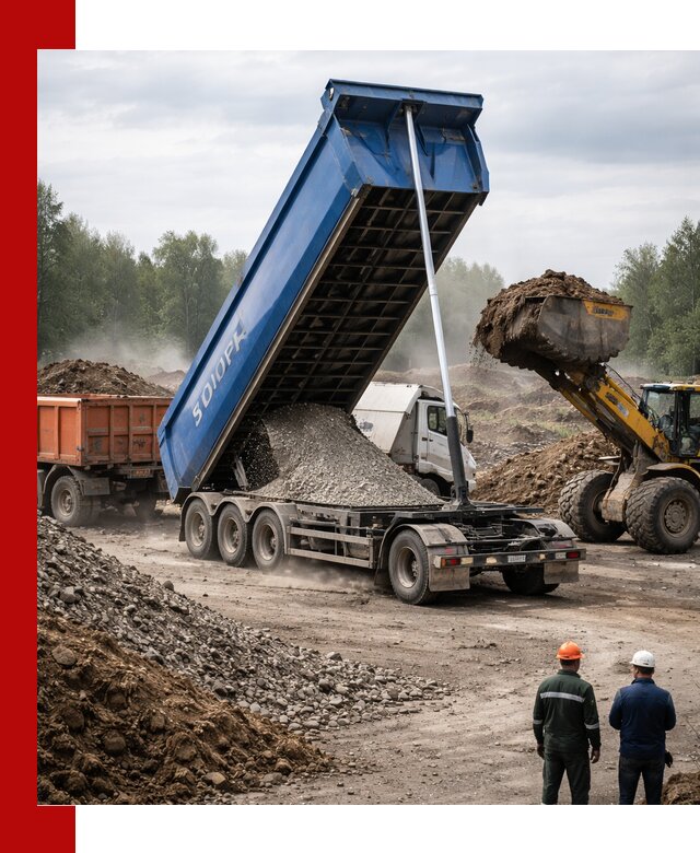 Аренда тонар 40 тонн в Качканаре с доставкой материалов