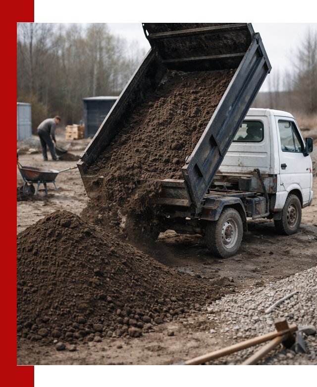 Аренда минисамосвала в Качканаре для доставки сыпучих материалов