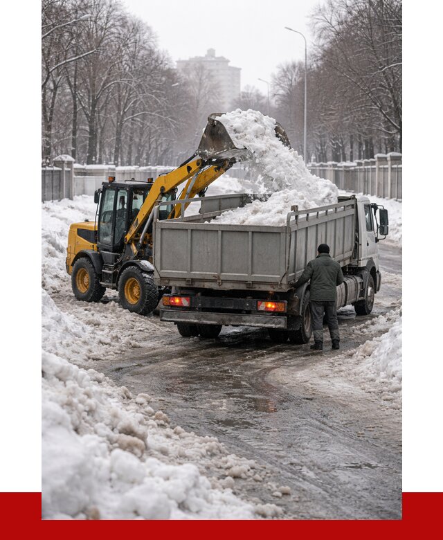 Вывоз снега с погрузкой в Качканаре от 3589 р. ПРОНЕРУДКчк