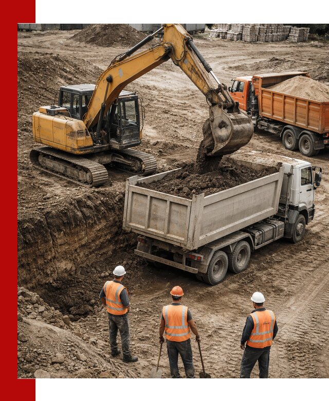 Разработка грунта для строительства и благоустройства в Качканаре