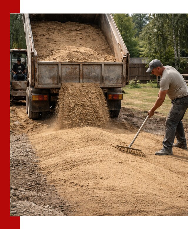 Отсыпка участка песком в Качканаре быстро и качественно