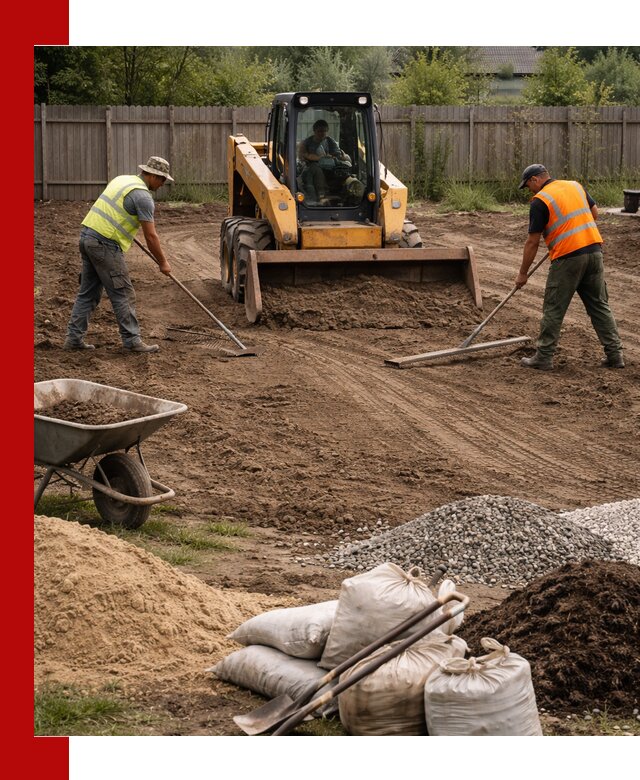 Выравнивание участка под строительство и благоустройство в Качканаре