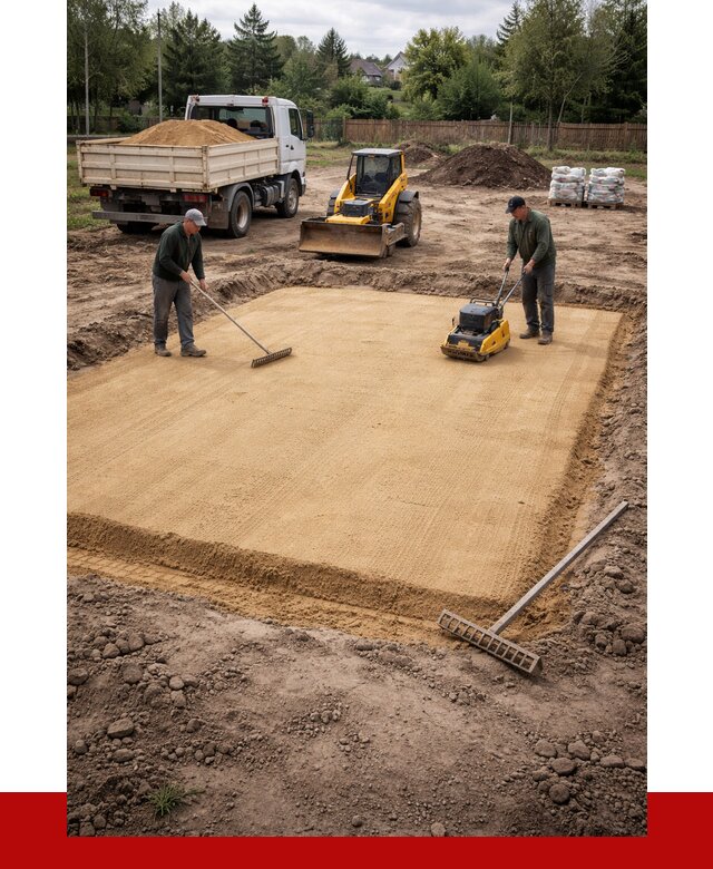 Устройство песчаной подушки в Качканаре от 4614 р. ПРОНЕРУДКчк